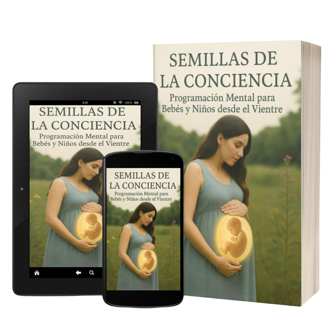 Mockup del eBook Semillas de Conciencia